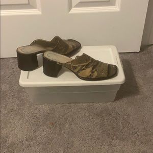 Beige and Brown Slides